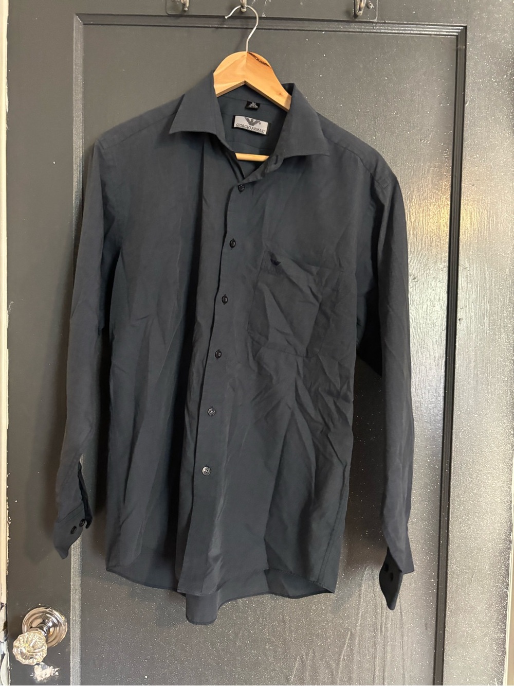 Giorgio Armani Men's navy Dress Shirt